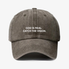 GOD is real - dad hat