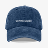 Certified yapper - dad hat washed