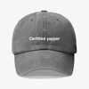 Certified yapper - dad hat washed