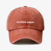 Certified yapper - dad hat washed