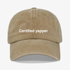 Certified yapper - dad hat washed