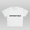 Unforgettable - baby tee white