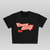 Cherry - baby tee black